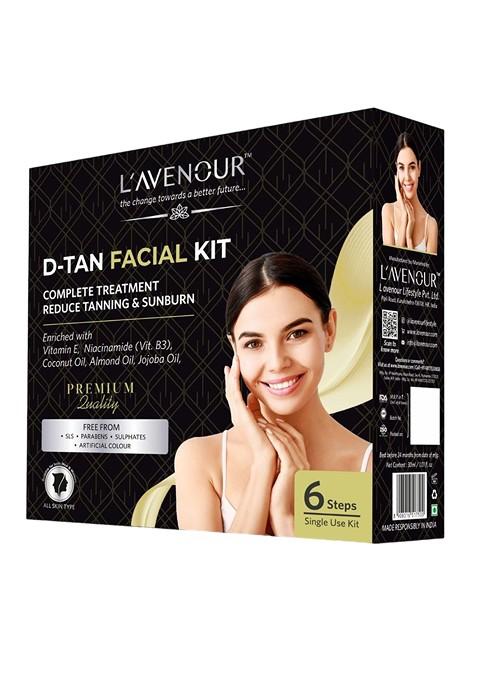 L'Avenour D Tan 6 Steps Facial Kit Enriched With Vitamin E Niacinamide 30 Ml