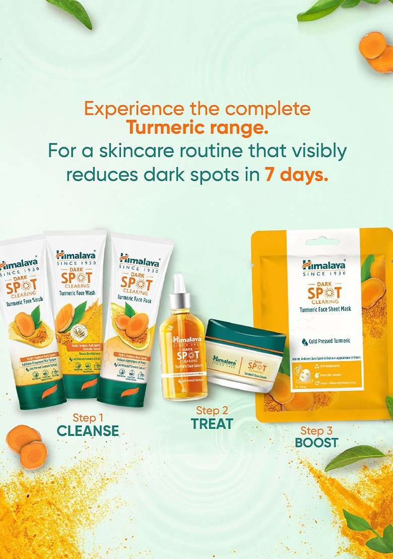 Himalaya Dark Spot Clearing Turmeric Face Wash 100 Ml - Indya