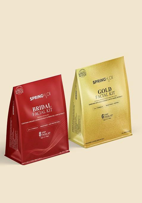 Spring H2O Set Of 2 Bridal Gold Facial Kit 140 G