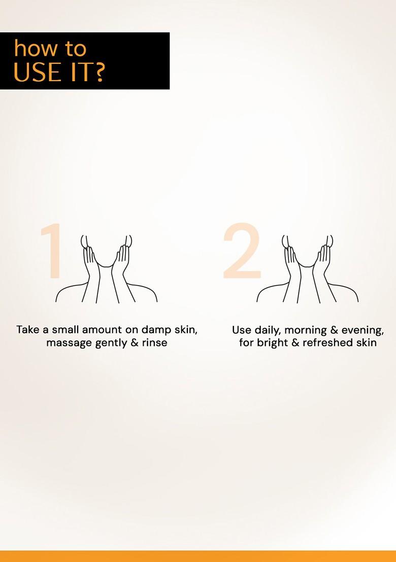 Deconstruct Brightening Face Wash With Vitamin C Niacinamide 100 Ml