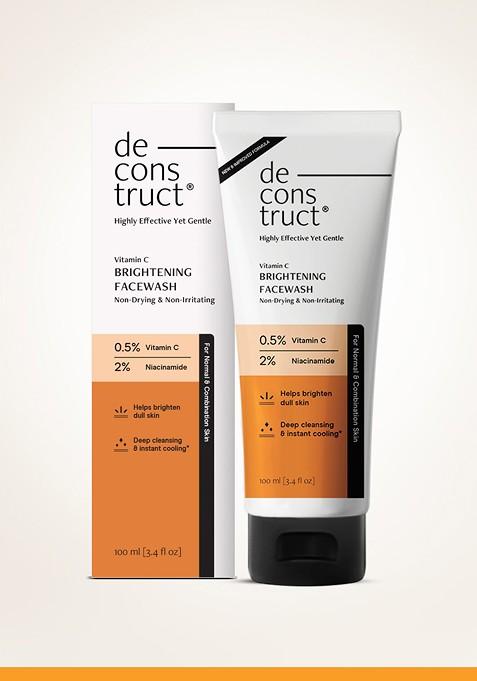 Deconstruct Brightening Face Wash With Vitamin C Niacinamide 100 Ml