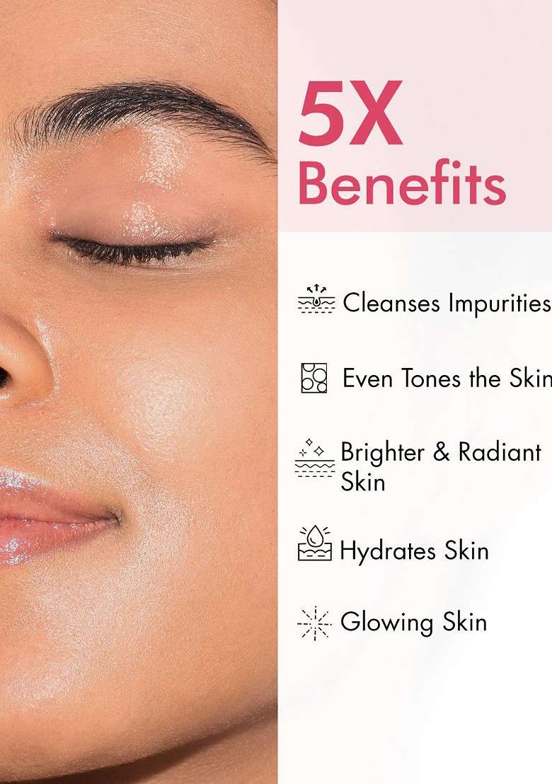 Mcaffeine Daily Brightening Face Wash With 1 Kojic Acid Glutathione C Complex 100Ml - Indya