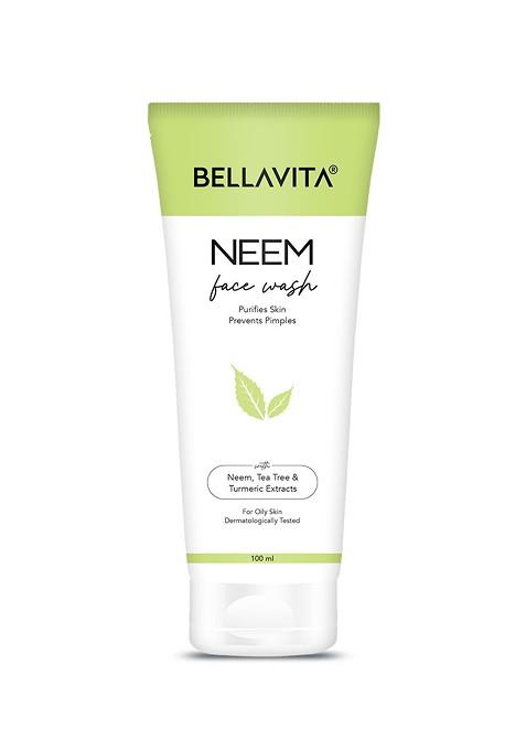 Bella Vita Organic Neem Face Wash For Oily Skin 100Ml
