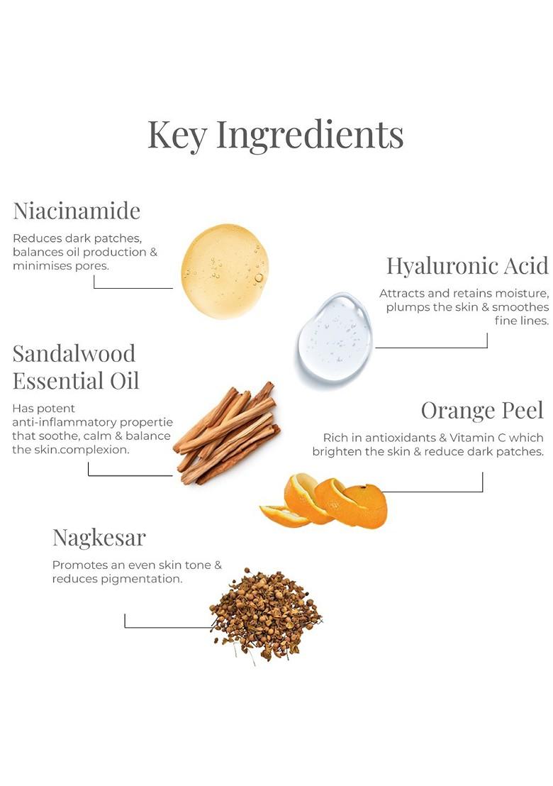 Forest Essentials Ayurvedic Facial Cleanser With Sandalwood Orange Peel 130Ml