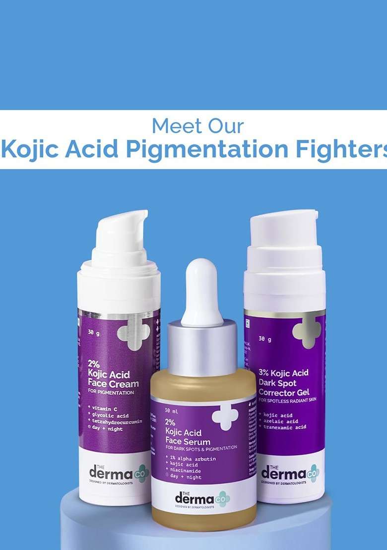 The Derma Co 1 Kojic Acid Face Wash Reduces Dark Spots Pigmentation Blemishes 100 Ml - Indya