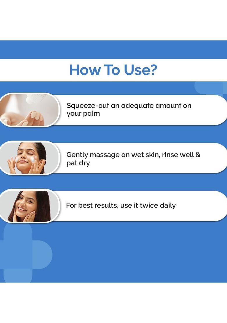 The Derma Co Oil Free Daily Face Wash With Hyaluronic Glycolic Acid 100 Ml