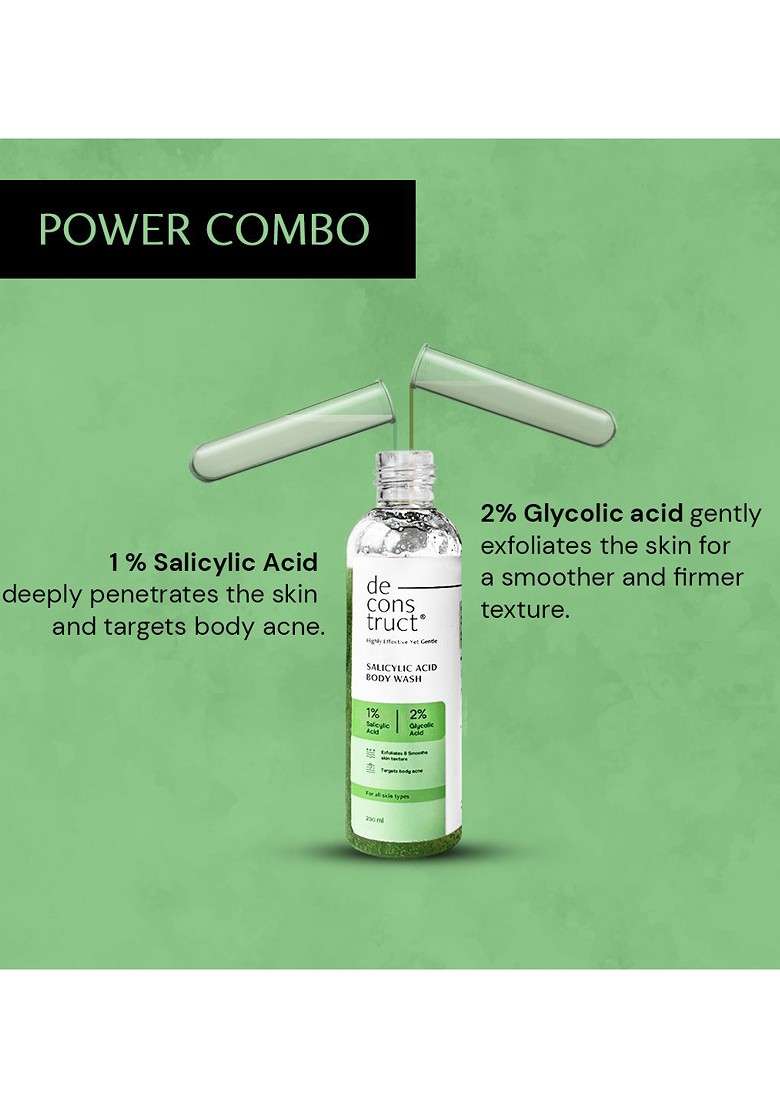 Deconstruct Salicylic Acid Body Wash 200Ml - Indya