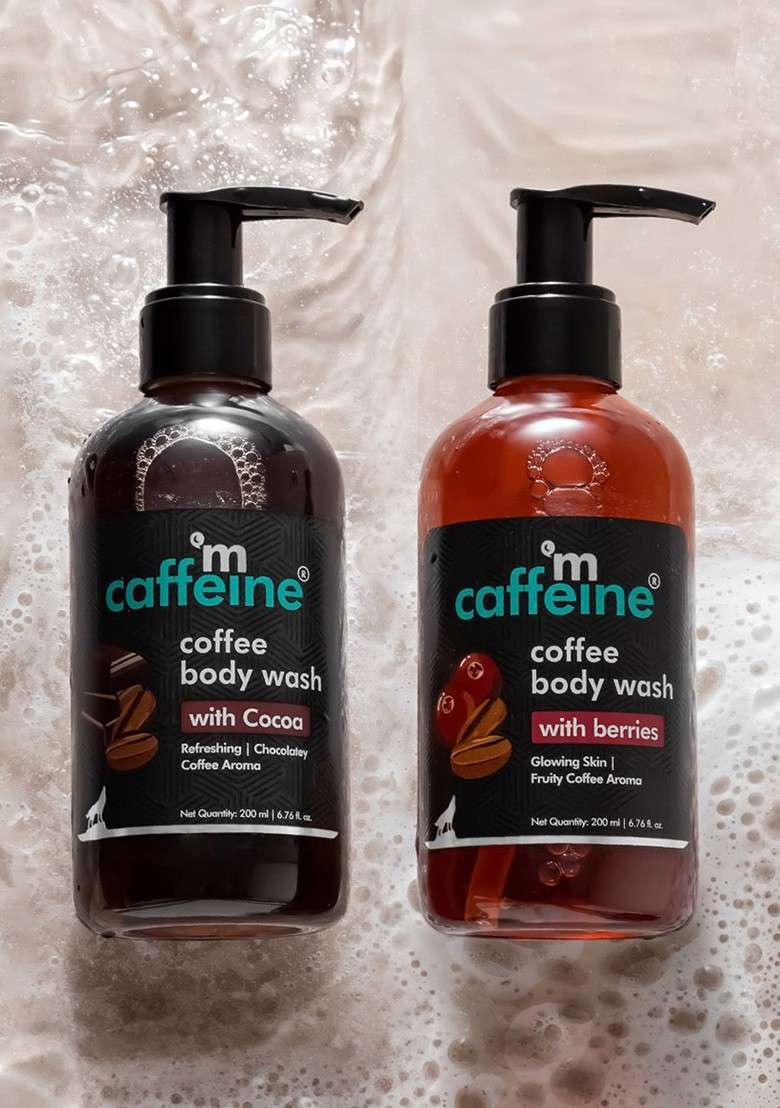 Mcaffeine Set Of 2 Coffee Body Wash With Berries Cocoa 200Ml Each - Indya