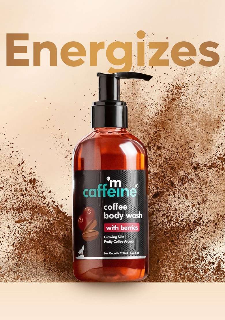 Mcaffeine Set Of 2 Coffee Body Wash With Berries Cocoa 200Ml Each - Indya