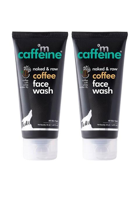 Mcaffeine Set Of 2 Naked Raw Coffee Face Wash 50Ml Each