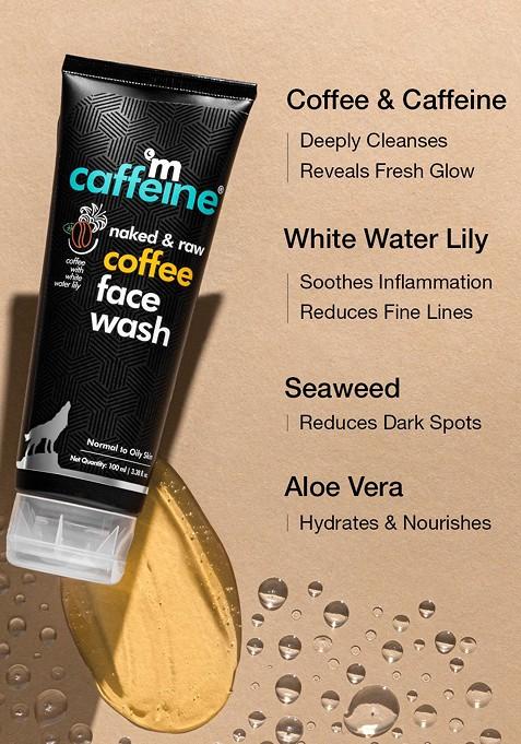Mcaffeine Coffee Face Wash For Fresh Glowing Skin Hydrate Cleanser Oil Removal 100Ml