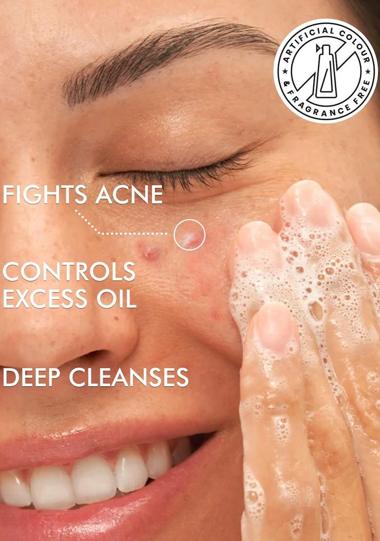 Mcaffeine 2 Salicylic Acid Niacinamide Matcha Tea Face Wash For Anti Acne 100Ml