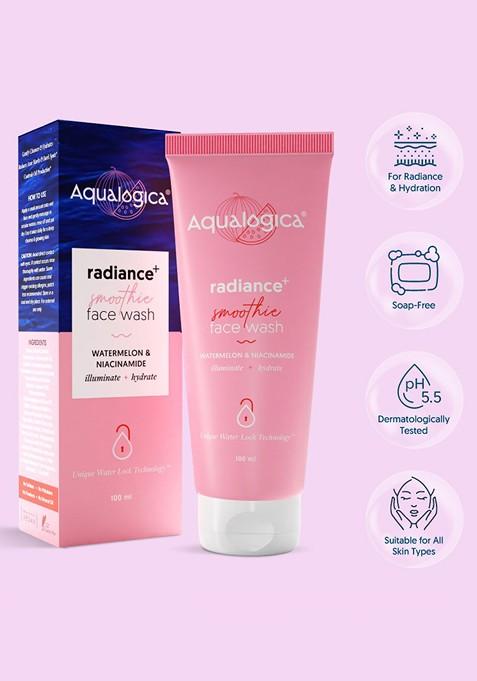 Aqualogica Pink Radiance Smoothie Face Wash With Watermelon Niacinamide 100 Ml