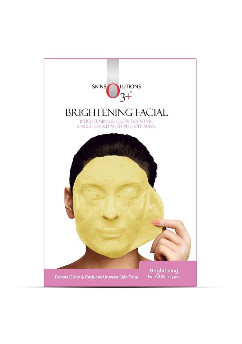 O3 Brightening Facial Kit With Peel Off Mask Single Use - Indya