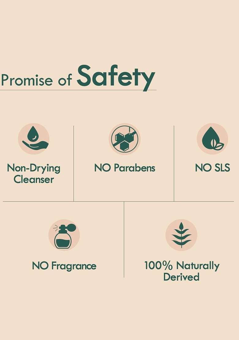 Nat Habit Masoor Dal Face Wash For Brightening Skin With And Moth 100G - Indya