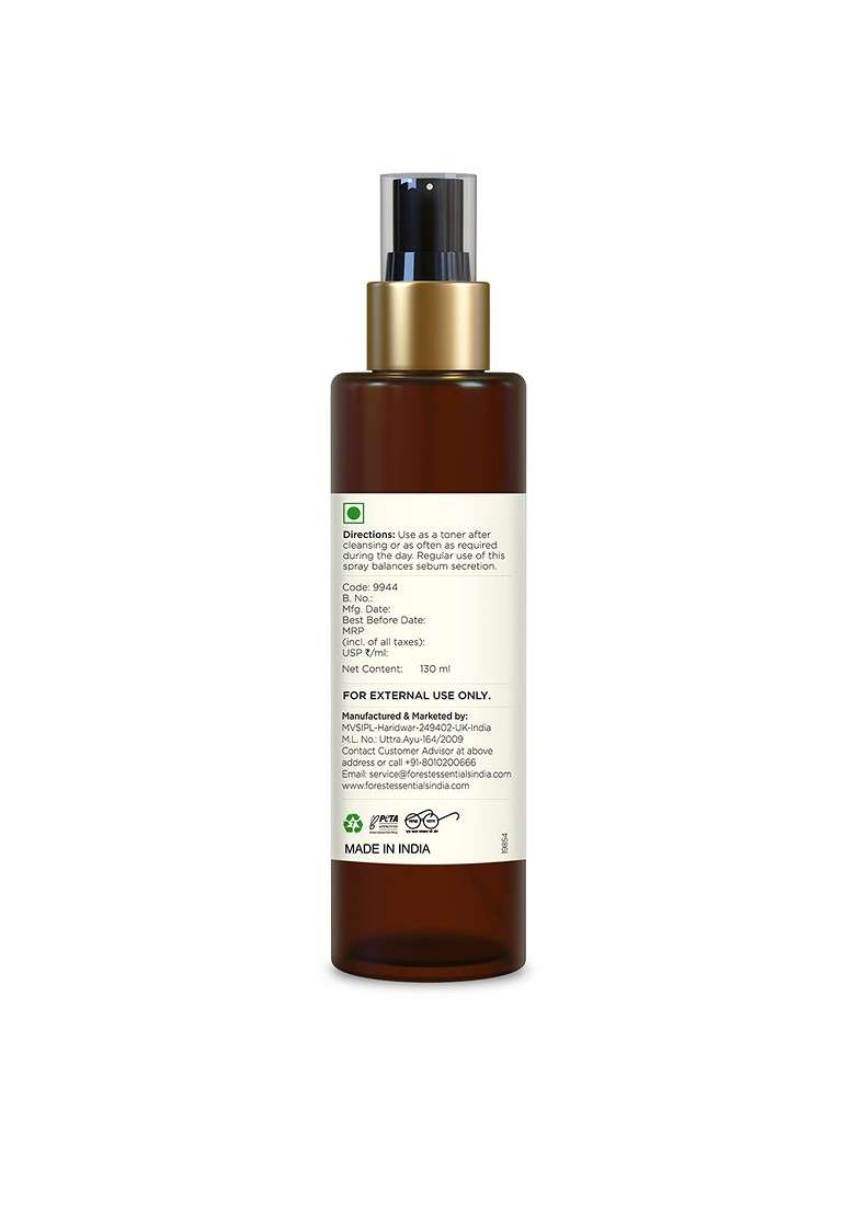 Forest Essentials Shudhi Skin Clarifying Facial Spray Toner For Oily 130 Ml - Indya