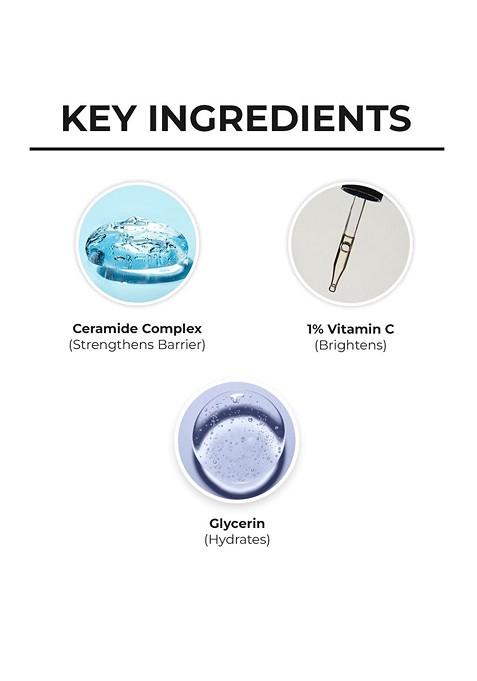 Dr Sheths Ceramide Vitamin C Face Wash For Hydrated Glowing Skin 100G