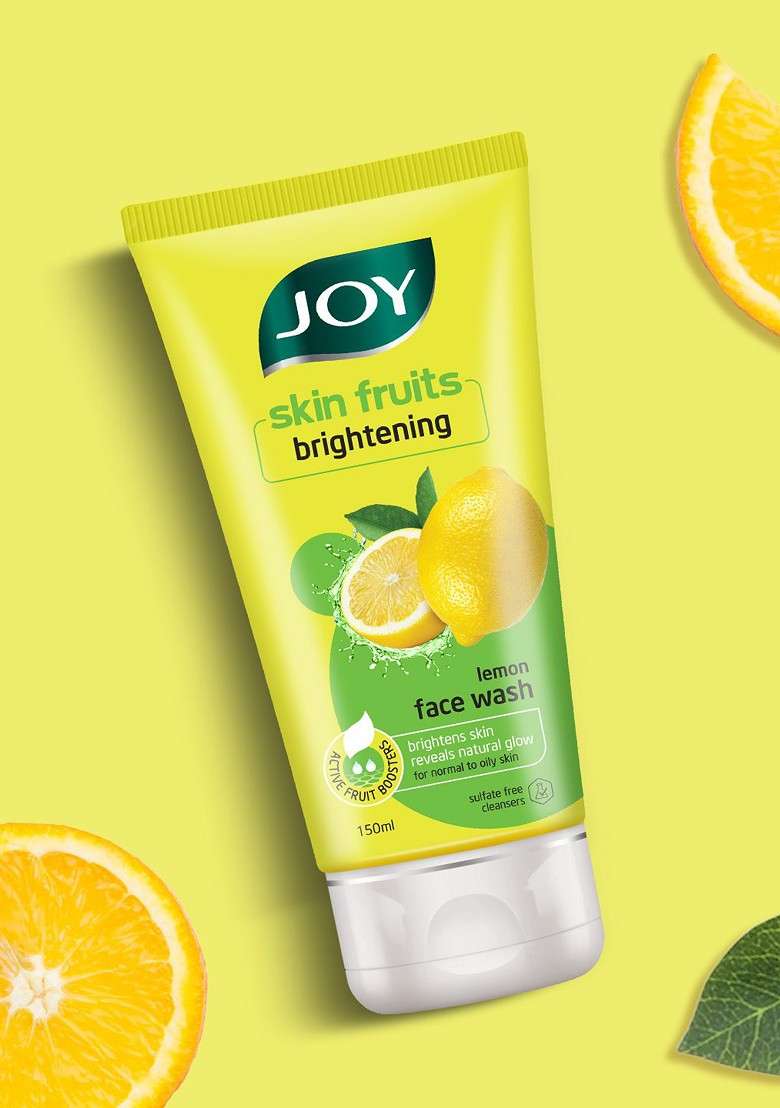 Joy Set Of 2 Skin Fruits Lemon Brightening Face Wash 150 Ml Each - Indya