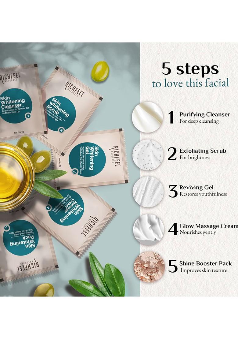 Richfeel Skin Whitening Facial Kit 5X6G