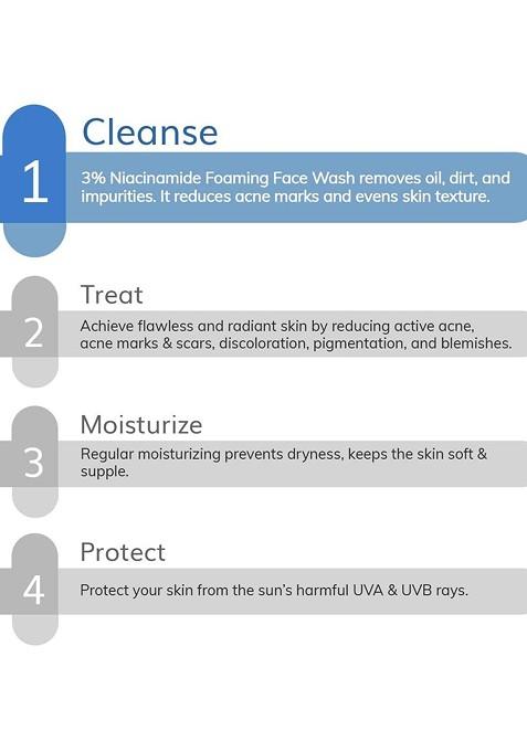 The Derma Co 3 Niacinamide Foaming Face Wash For Acne Marks 100 Ml