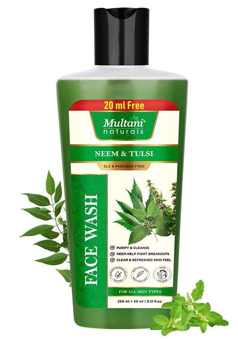 Multani Naturals Neem Tulsi Face Wash 250 Ml