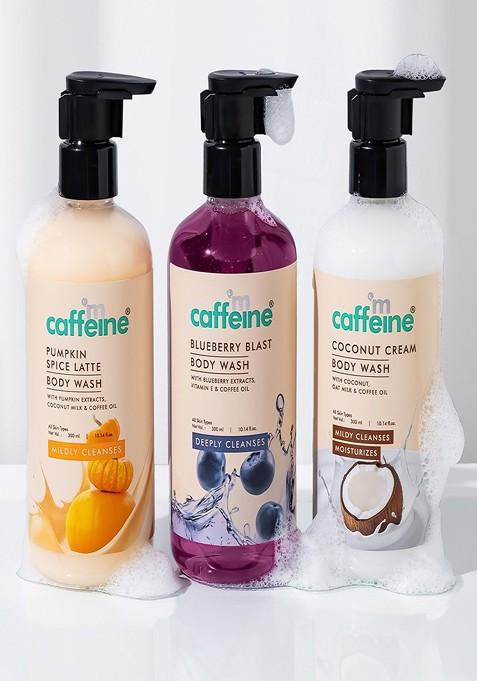 Mcaffeine Fragranced Body Washes Trio 300 Ml Each