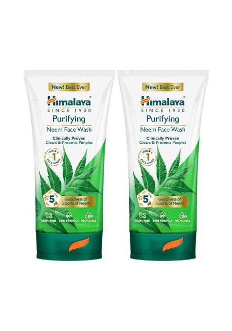 Himalaya Set Of 2 Purifying Neem Face Wash 150Ml Each