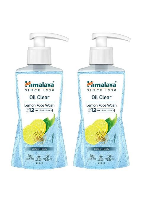 Himalaya Set Of 2 Oil Clear Lemon Face Wash With Honey 200 Ml Each