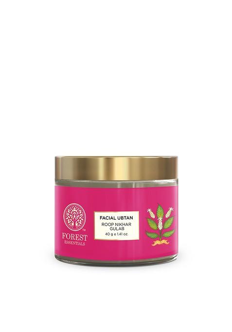 Forest Essentials Roop Nikhar Gulab Facial Ubtan Mask 40 G