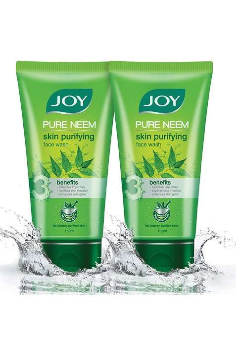 Joy Set Of 2 Skin Purifying Neem Face Wash 150 Ml Each
