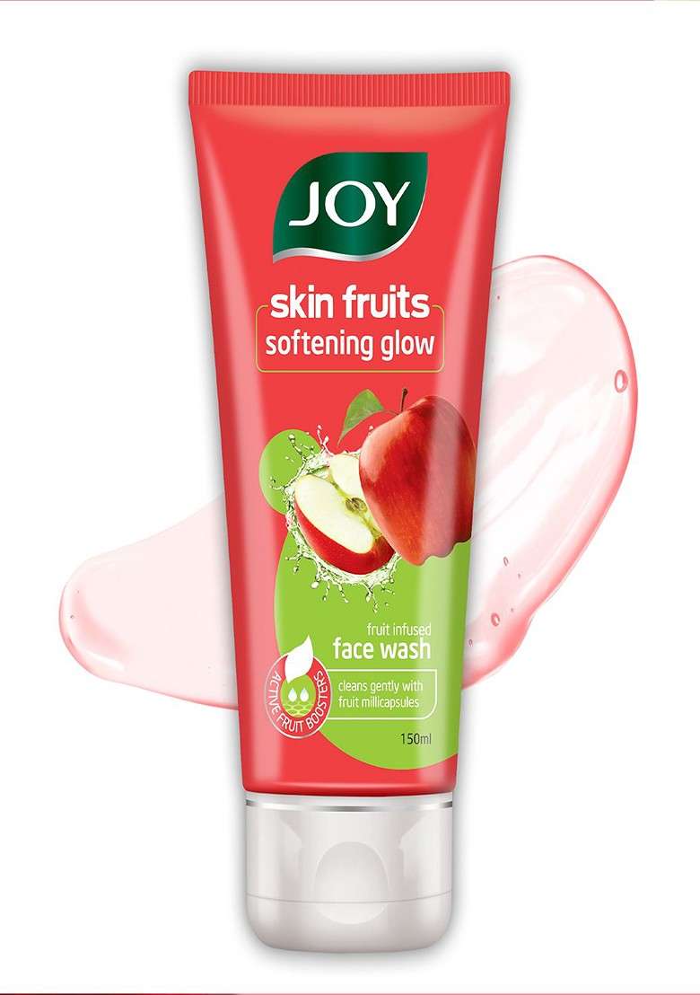 Joy Set Of 2 Skin Fruits Apple Face Wash For Glowing 150 Ml Each - Indya