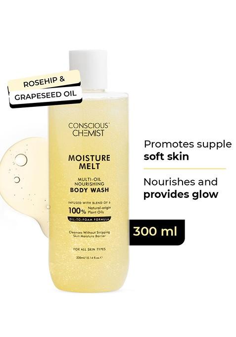 Conscious Chemist Moisture Melt Multi Oil Nourishing Bodywash 300Ml