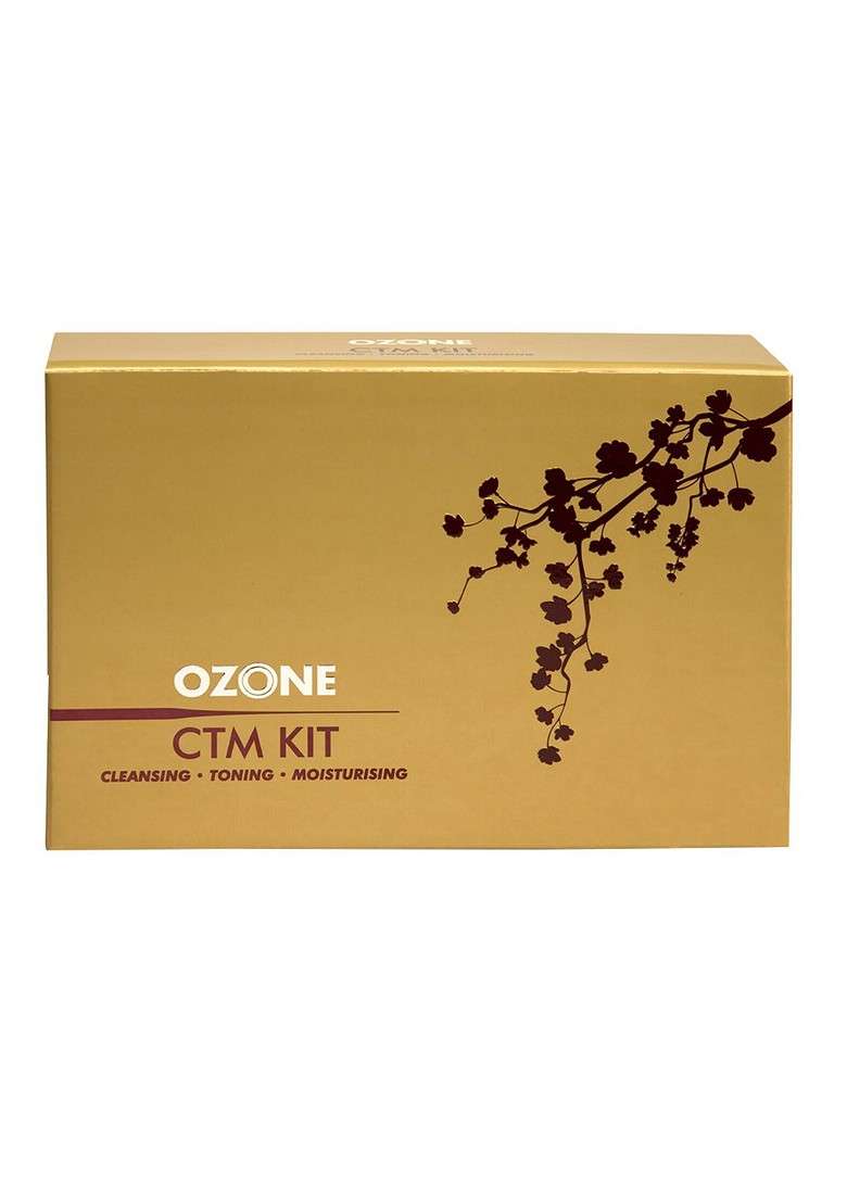 Ozone Ctm Set Of 4 Cleanser Walnut Scrub Rose Toner Almond Massage Cream - Indya