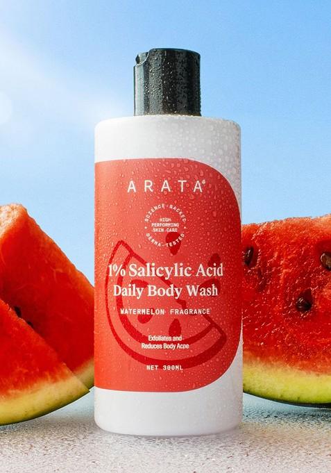 Arata 1 Salicylic Acid Body Wash With Watermelon Fragrance 300 Ml