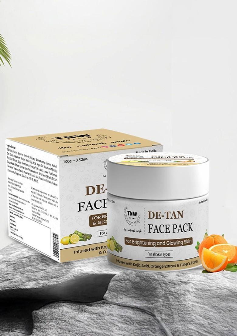 Tnw The Natural Wash De Tan Face Pack For Brightening Glowing Skin 100 G
