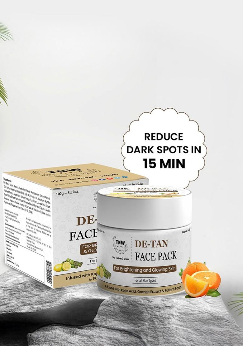 Tnw The Natural Wash De Tan Face Pack For Brightening Glowing Skin 100 G