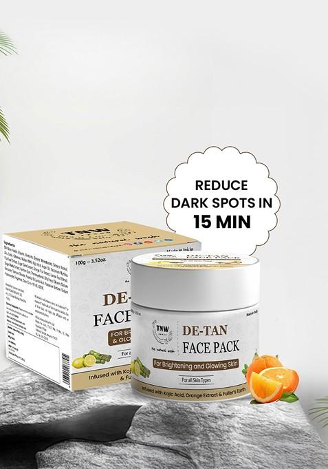 Tnw The Natural Wash De Tan Face Pack For Brightening Glowing Skin 100 G