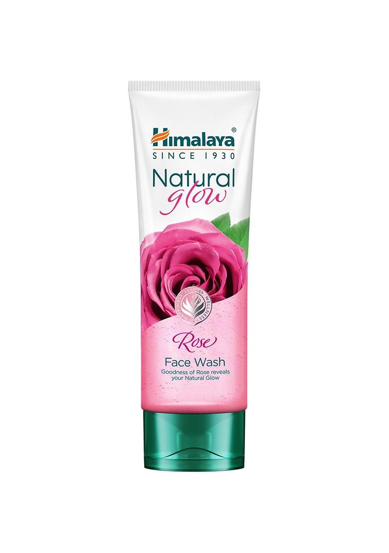 Himalaya Paraben Free Natural Glow Rose Face Wash With Flower Extract 50 Ml