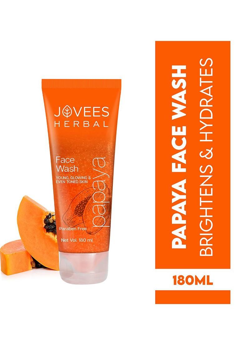 Jovees Herbal Papaya Face Wash For Pigmentation 180 Ml