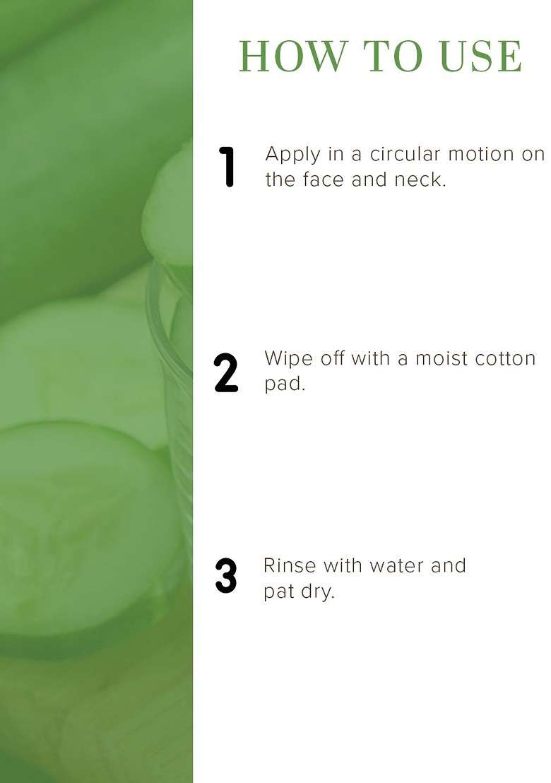 Khadi Natural Cucumber Aloe Vera Cleansing Milk 210Ml - Indya