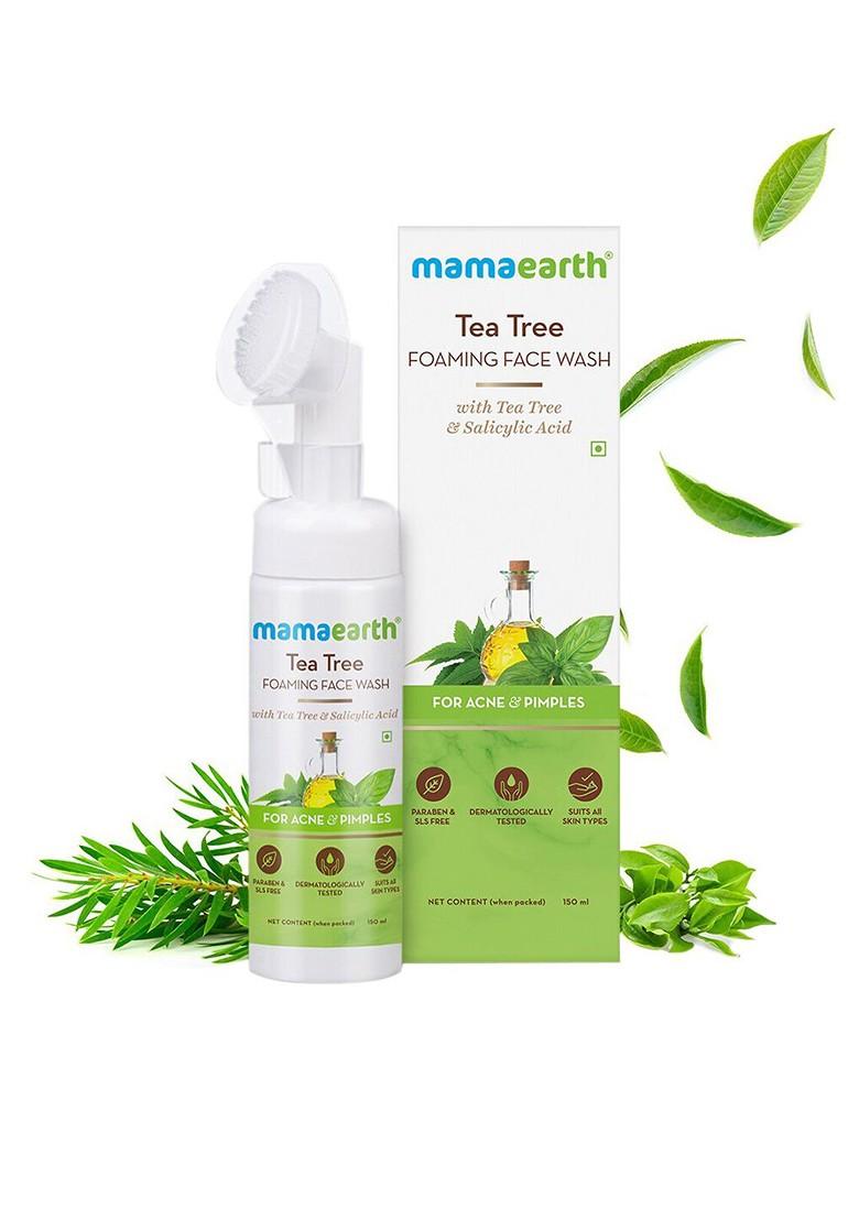 Mamaearth Tea Tree Foaming Face Wash With Salicylic Acid 150Ml
