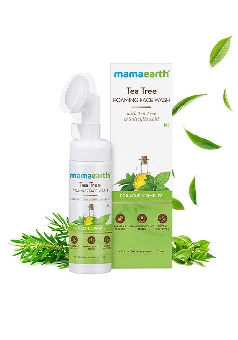 Mamaearth Tea Tree Foaming Face Wash With Salicylic Acid 150Ml