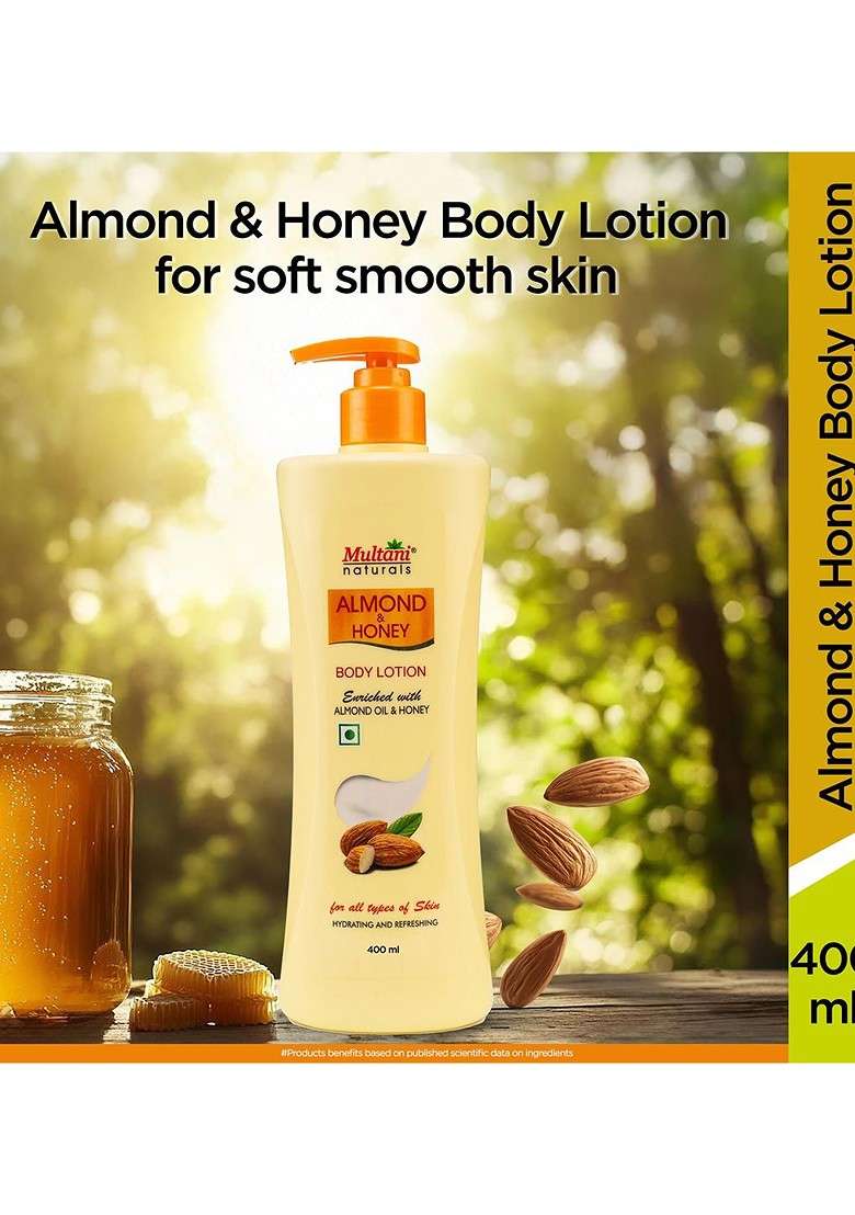Multani Almond Honey Body Lotion 400 Ml - Indya