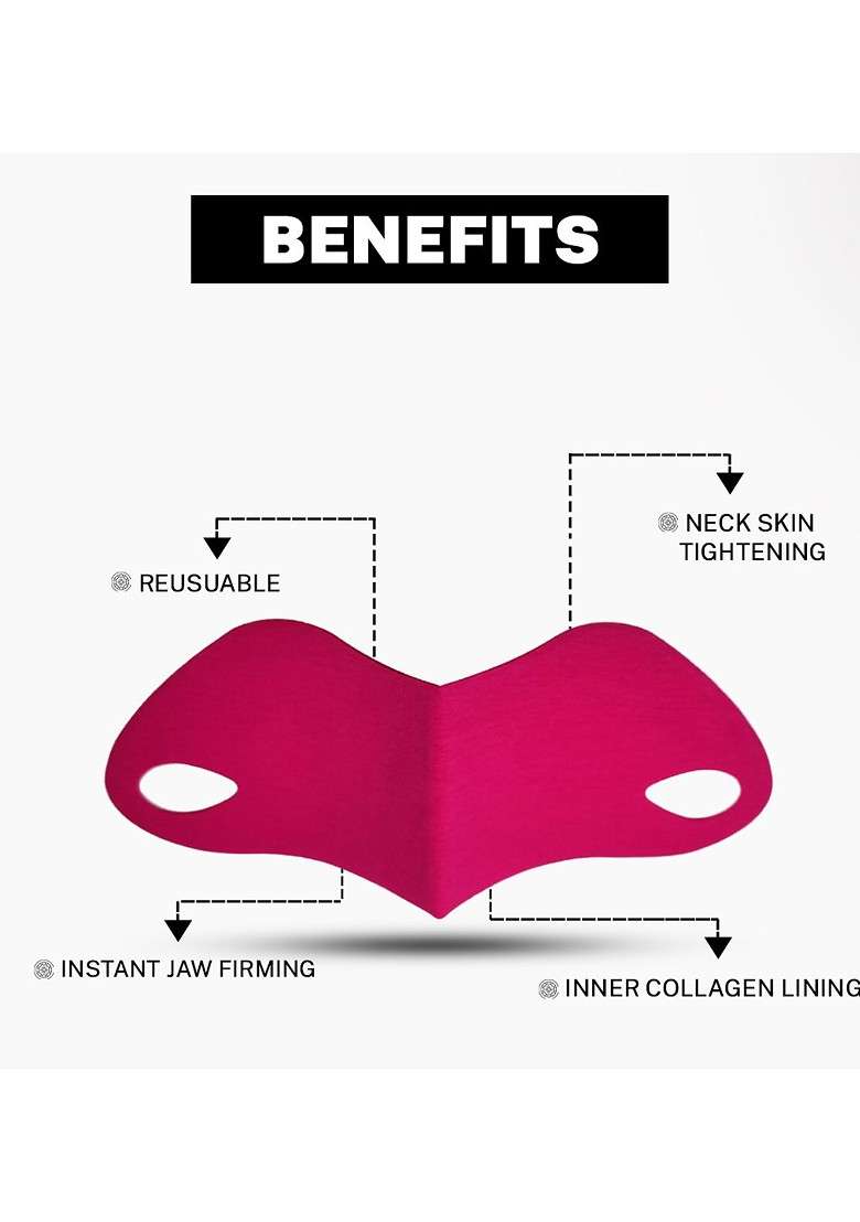 House Of Beauty V Chin Uplifting Mask For Jawline Double Reduction Collagen Gel - Indya