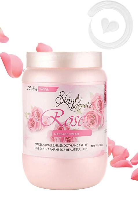 Skin Secrets Cruelty Free Non Toxic Rose Massage Cream For Clear Smooth 800 G