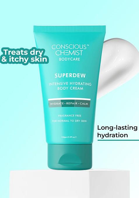 Conscious Chemist Super Dew Hydrating Non Greasy Body Cream For Hand Foot 150G