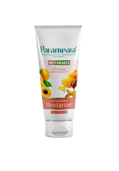 Parampara Ayurved Peach Honey Moisturizer For Anti Ageing 100Ml