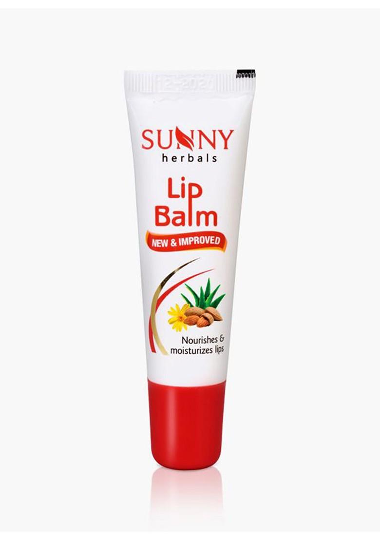 Sunny Herbals Set Of 4 Moisturising Lip Balm With Almond Oil 10 G Each