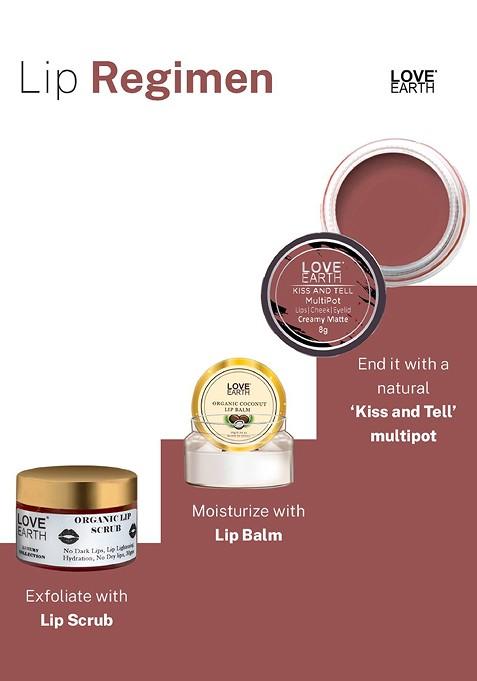 Love Earth Multipot Creamy Matte Lip Cheek Eyelid Tint 8 G Kiss And Tell