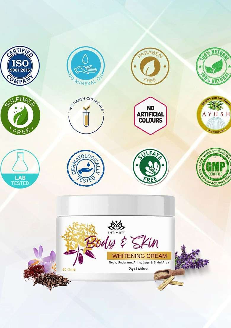 Intimify Body Skin Whitening Cream 50Gm - Indya